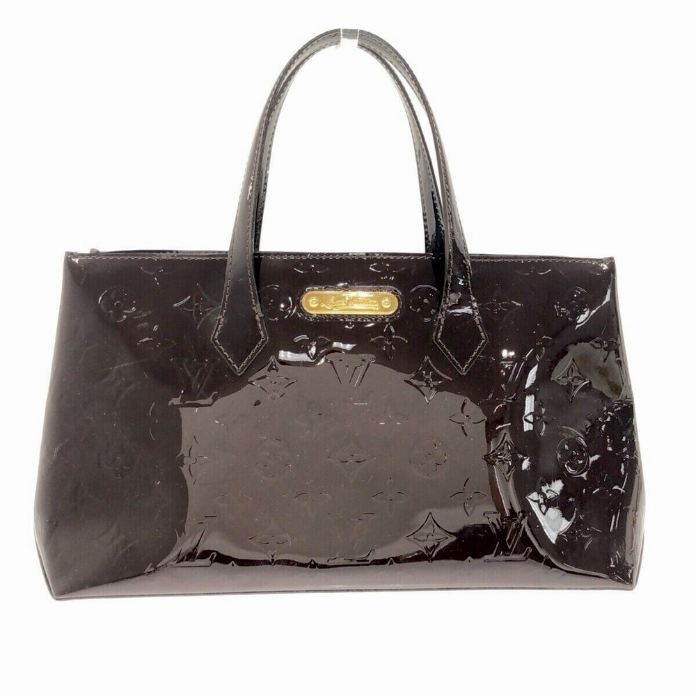 LOUIS VUITTON WILSHIRE PATENT LEATHER HANDBAG